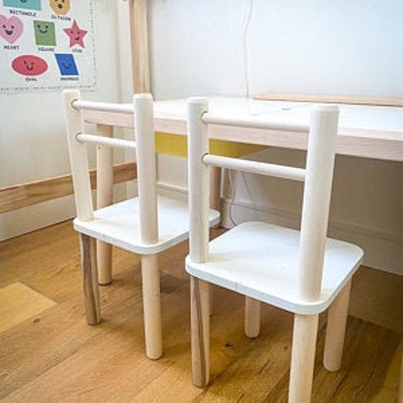 baby wooden chair and table
