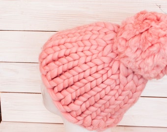 SALE! Super chunky hat. Chunky hats,Knitted hat. Winter hats. Chunky knit hat. Wool hat. knitted Wool Hat.Merino Wool Hat. chunky beanie