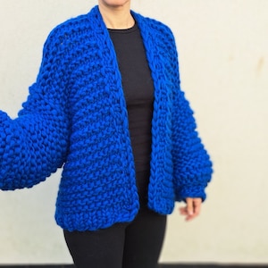 Oversize Cardigan, chunky knit cardigan,100% wool cardigan, handmade cardigan