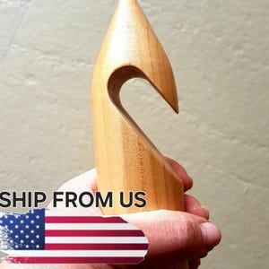 30 mm 40 mm 50mm GIANT Crochet wooden hook, wooden crochet hook
