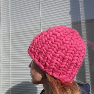 Super chunky hat. Knitted beanie. Chunky hat. Chunky knit hat. Wool hat. Knitted Wool Hat.Merino Wool Hat