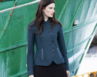 duck egg blue bolero jacket