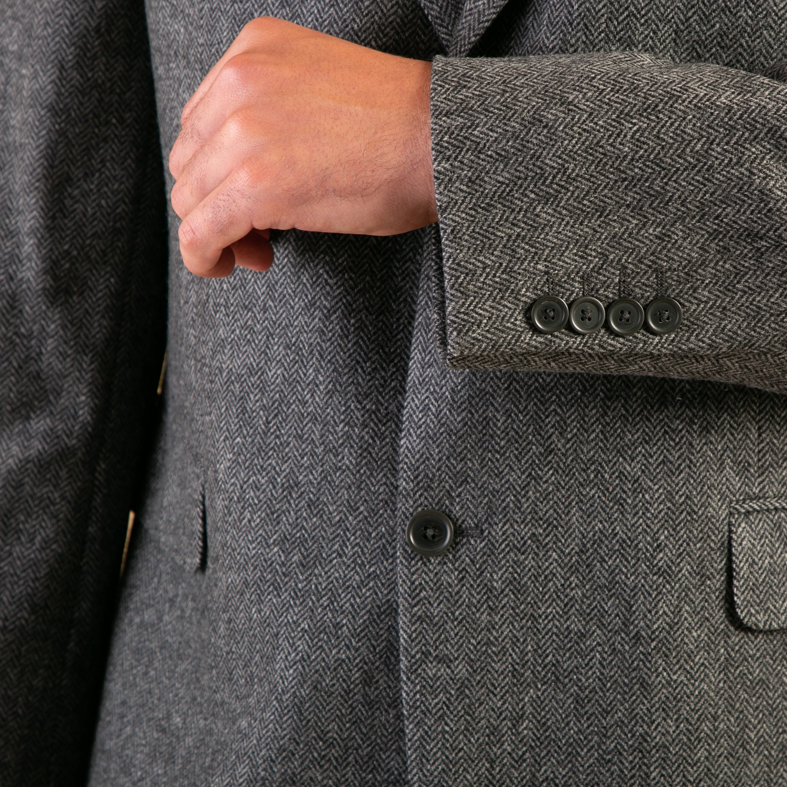 Grey donegal deals tweed jacket