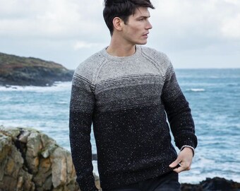 Mens Striped Sweater - Etsy UK
