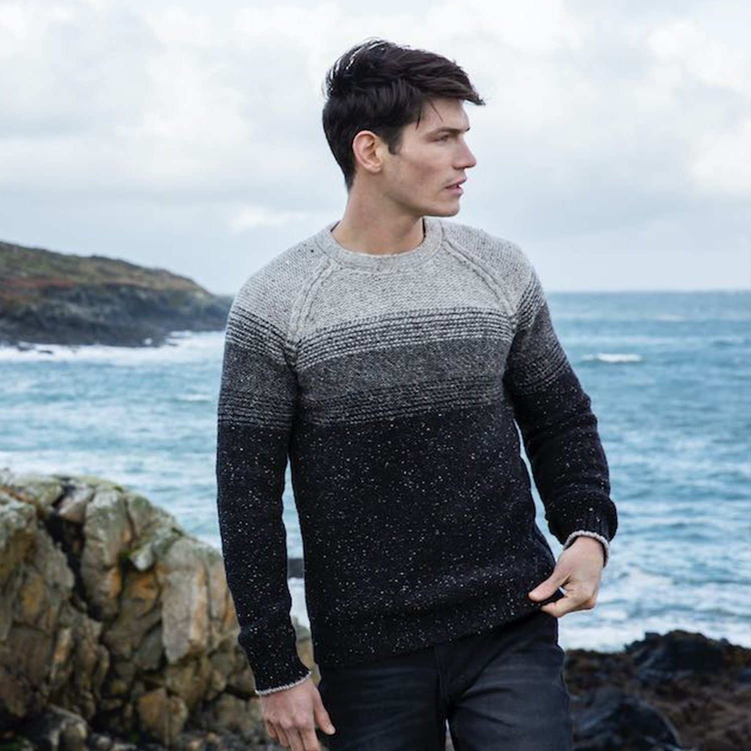 Mens Striped Sweater - Etsy UK