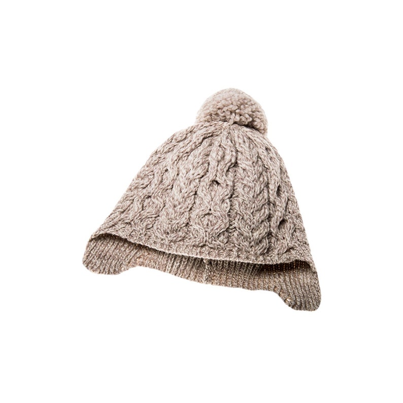 Oatmeal Kids Aran Hat