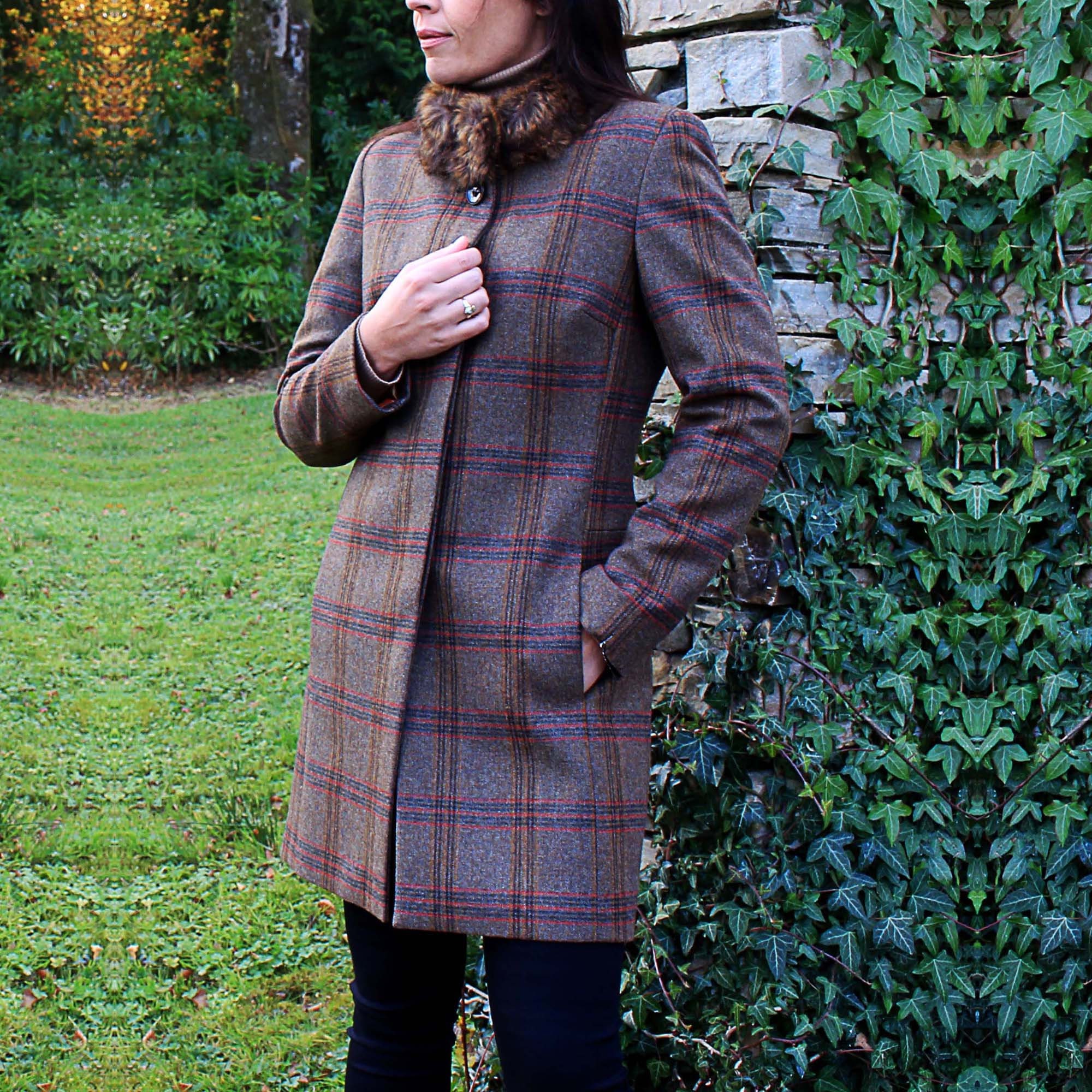 Womens Tweed Coat Irish Tweed Car Coat Winter Coat Ladies Etsy