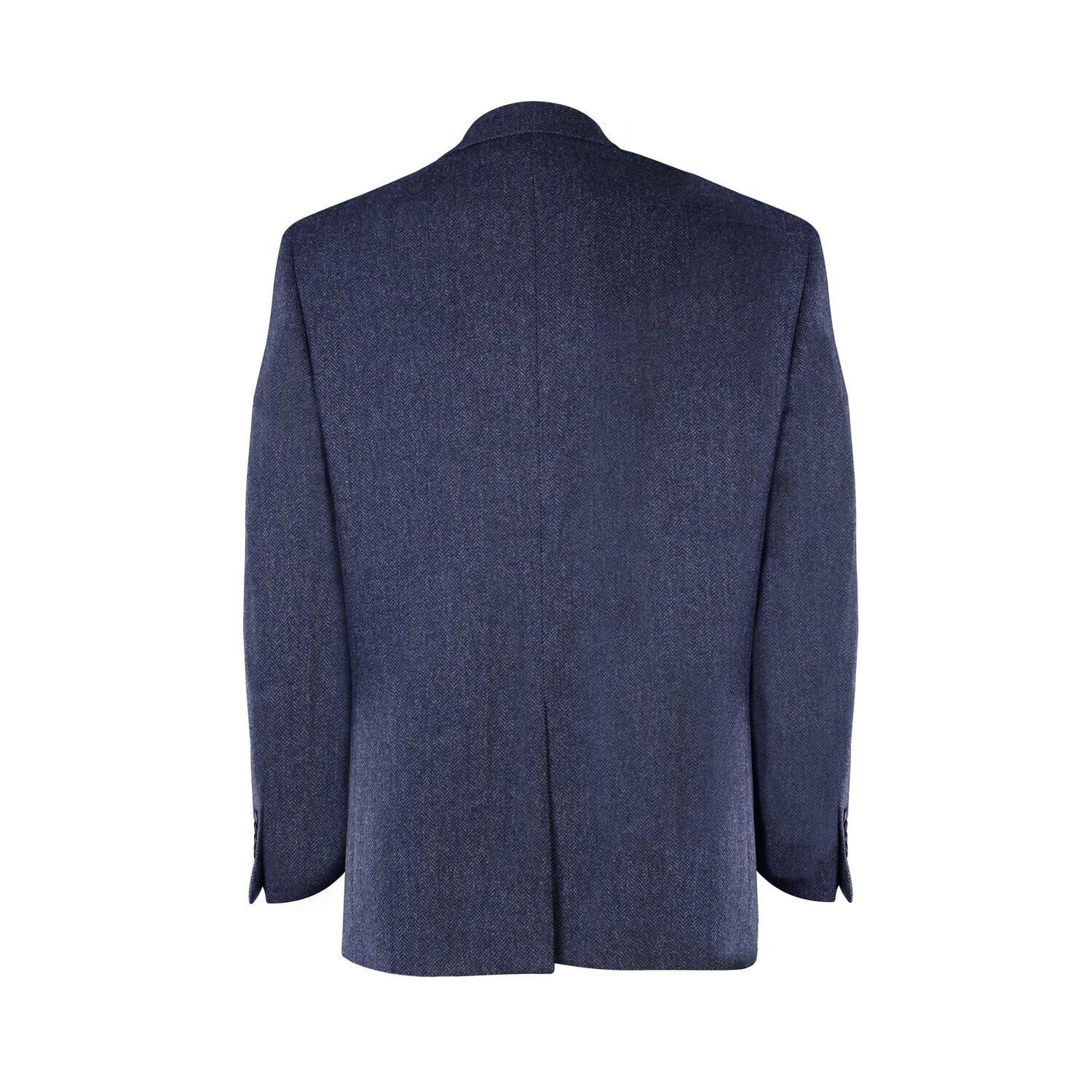 Blue Herringbone Donegal Tweed Jacket Men's Irish Tweed Etsy