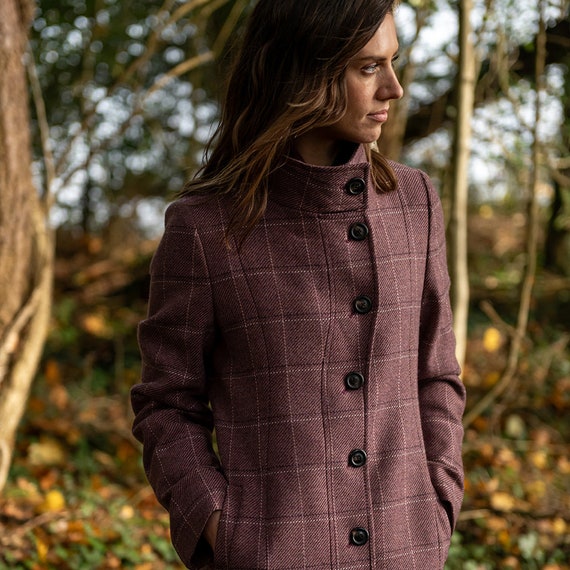 Mauve coat cheap
