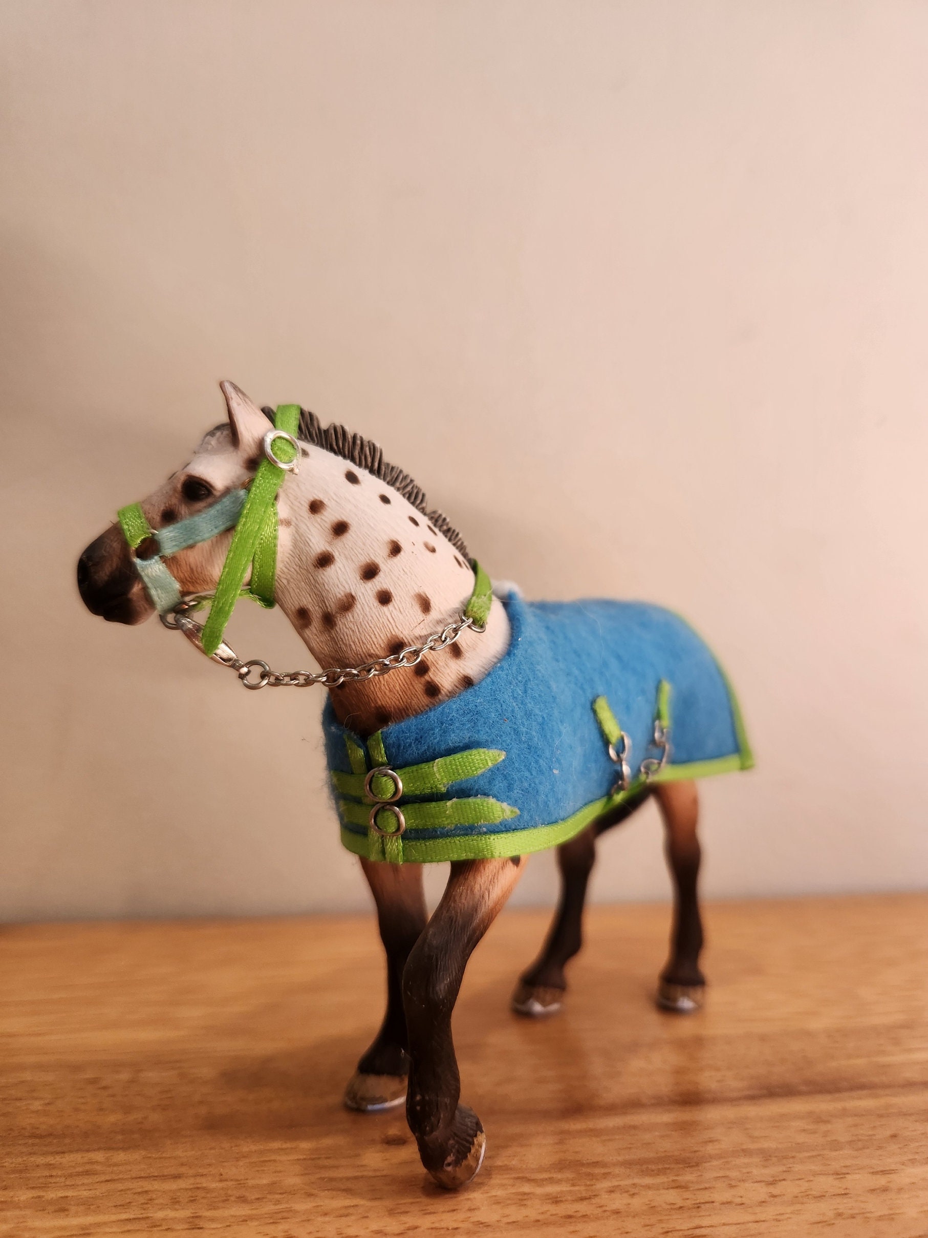 Schleich Model Horse 2010 Retired Knabstrupper Stallion
