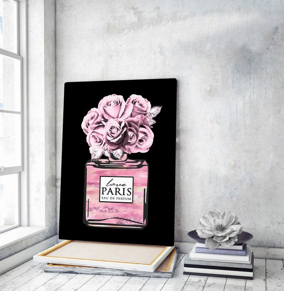 Framed Poster Prints - Fashion Poster Vogue-Chanel in Watercolor by Paul Rommer ( Holiday & Seasonal > Classroom Wall Art > Reading & Literature art)