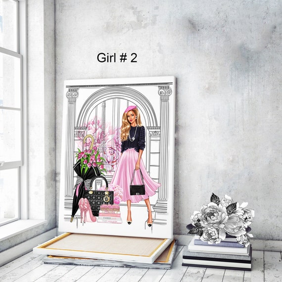 Fashion Girl Fashion Wall Art Print