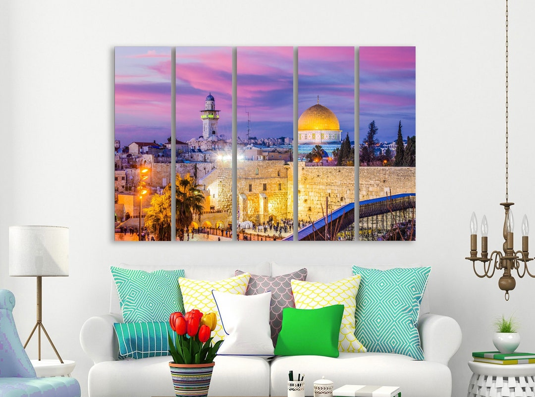 Jerusalem Israel Print Jerusalem Painting Jerusalem Wall Art Etsy