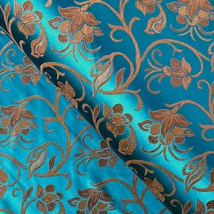 Teal and Gold Dress - Etsy