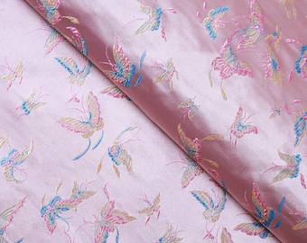 Pink Brocade Pink Brocade Fabric | Etsy