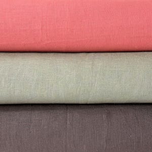 Heavy Weight Flax Linen Fabric: 300gsm Upholstery, Drapery & Crafts - 55&quot; Wide
