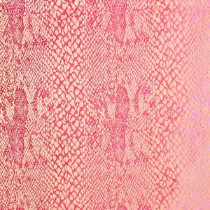 Pink, Gold Animal Skin Print Brocade Fabric, Jacquard, Damask, 36 Inches Wide. image 4