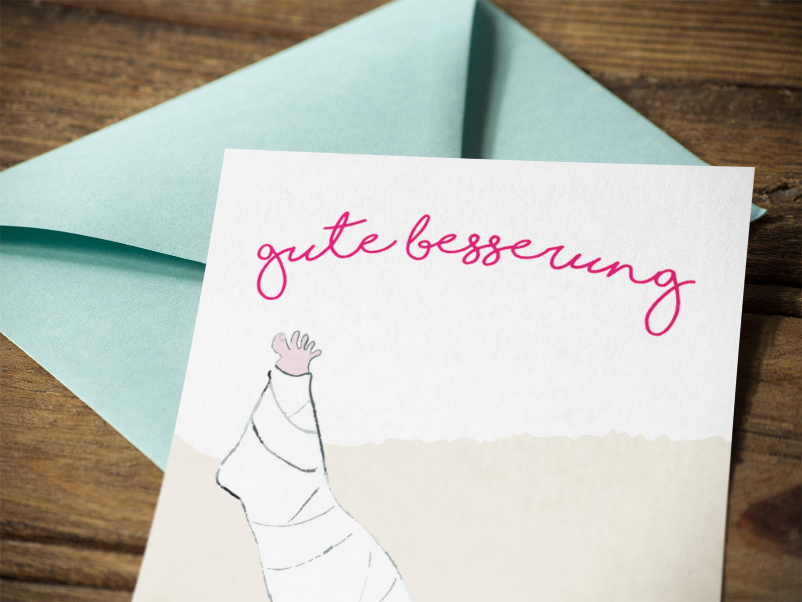 Karte Gute Besserung Gipsbein Bein gebrochen Genesungskarte Etsy