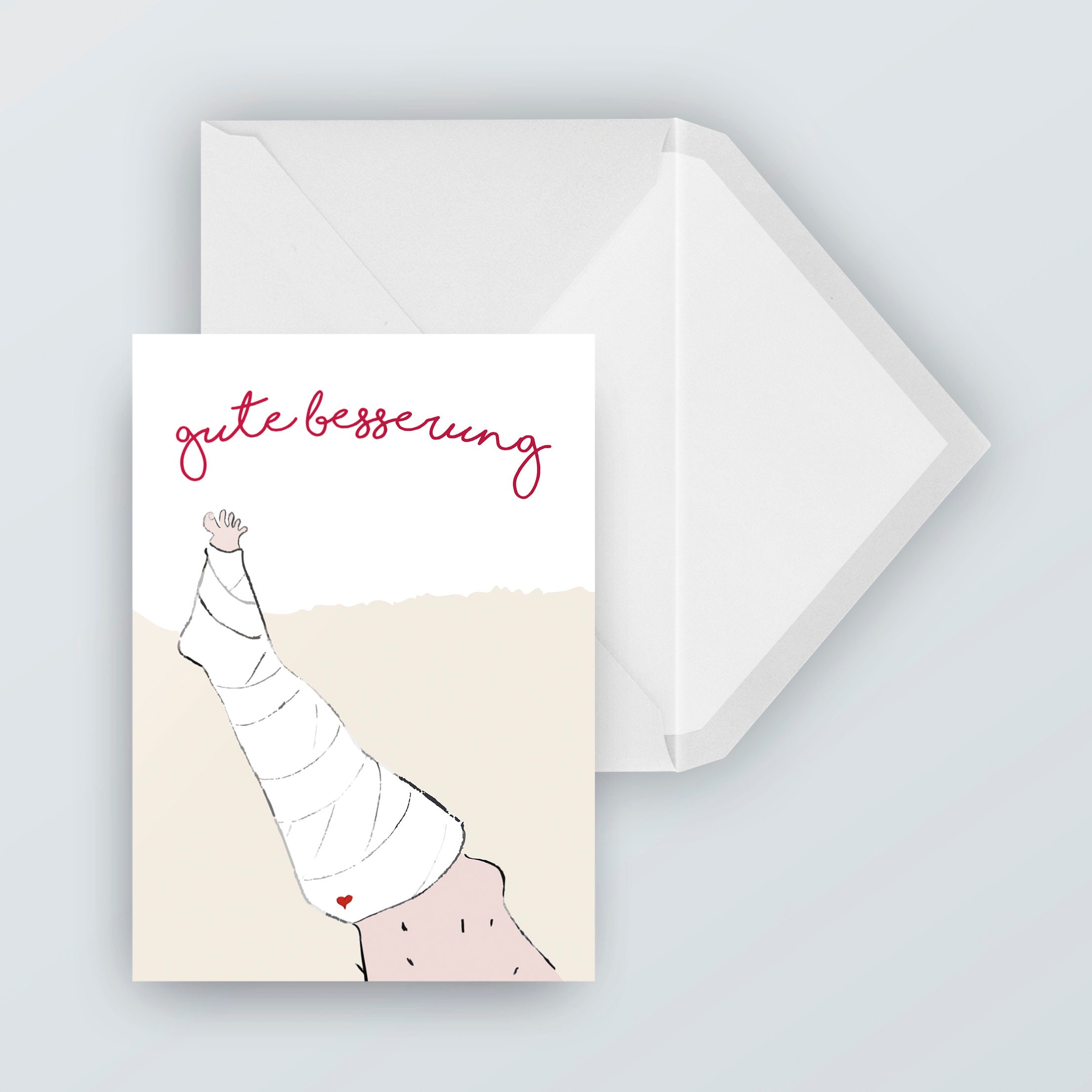 Karte Gute Besserung Gipsbein Bein gebrochen Genesungskarte Etsy