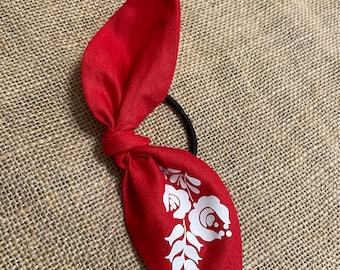 Hair bow, Luggage identifier, Hungarian folk art inspired gift