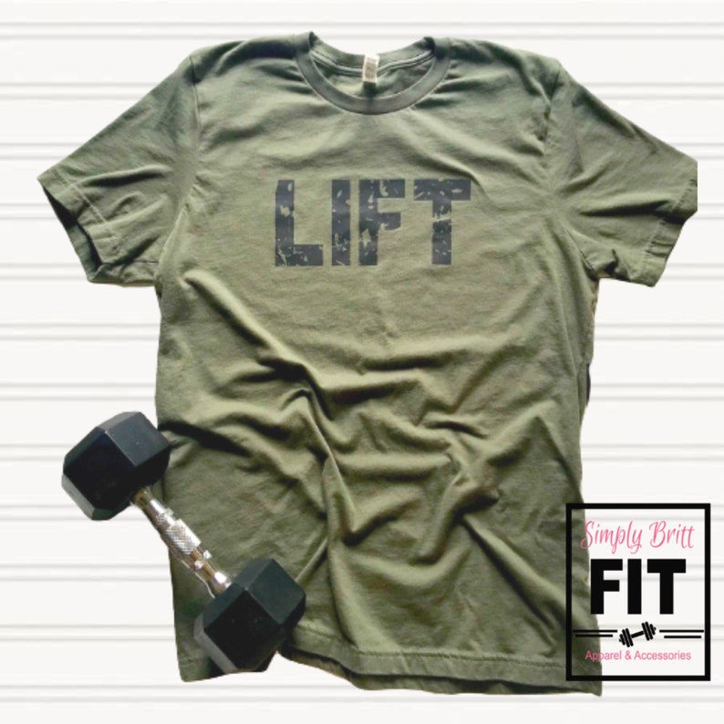 Distressed Lift Shirt Lifting Shirt for Men Workout Shirt Etsy