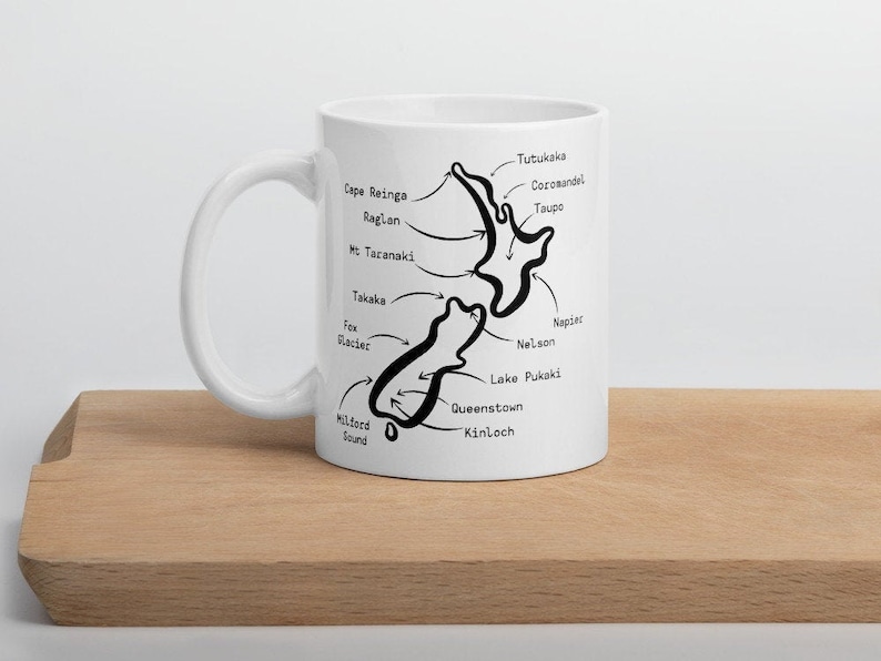 Personalised New Zealand Travel Mug New Zealand Gift Etsy