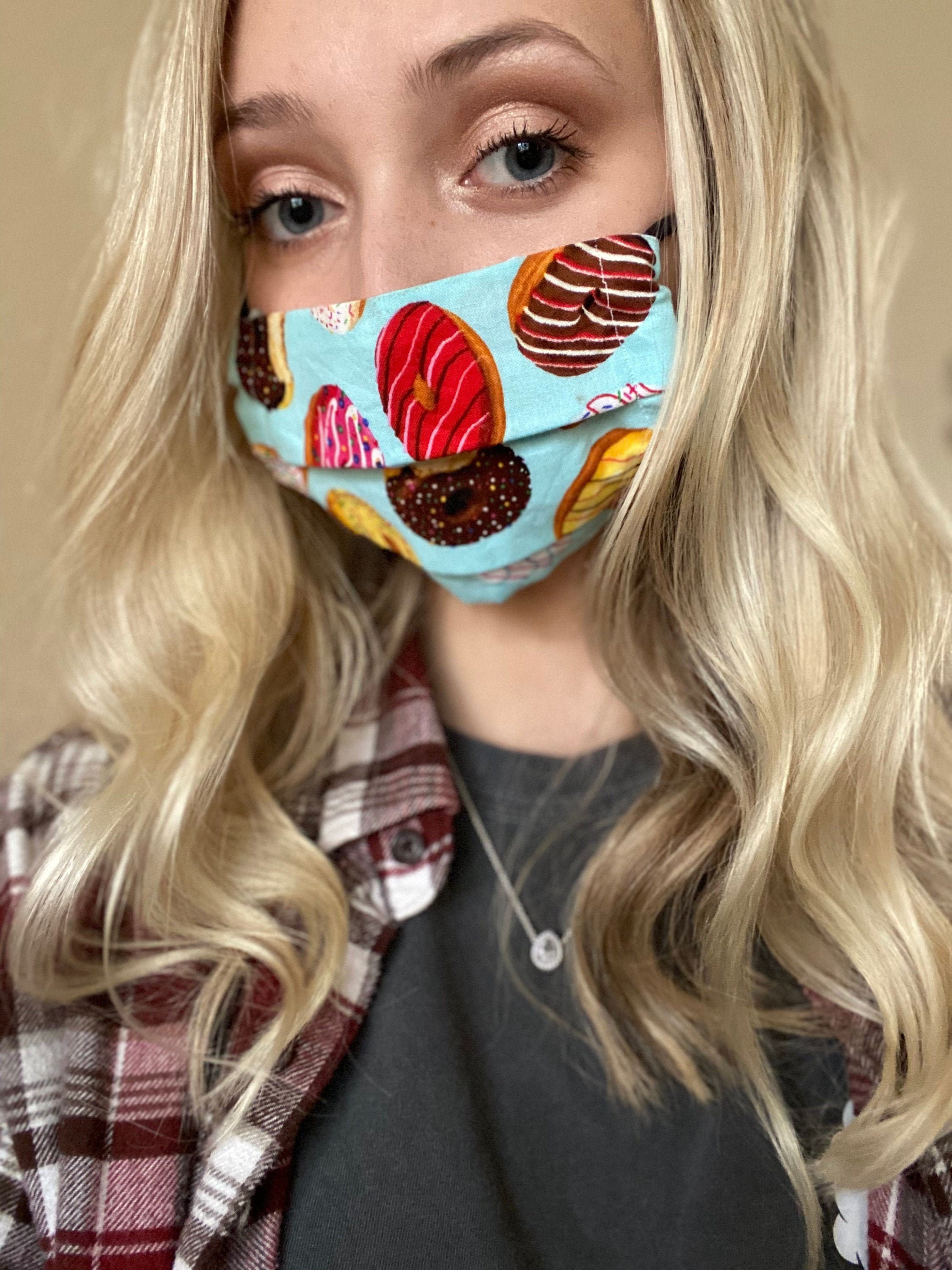 Donut Face Mask Cotton Washable