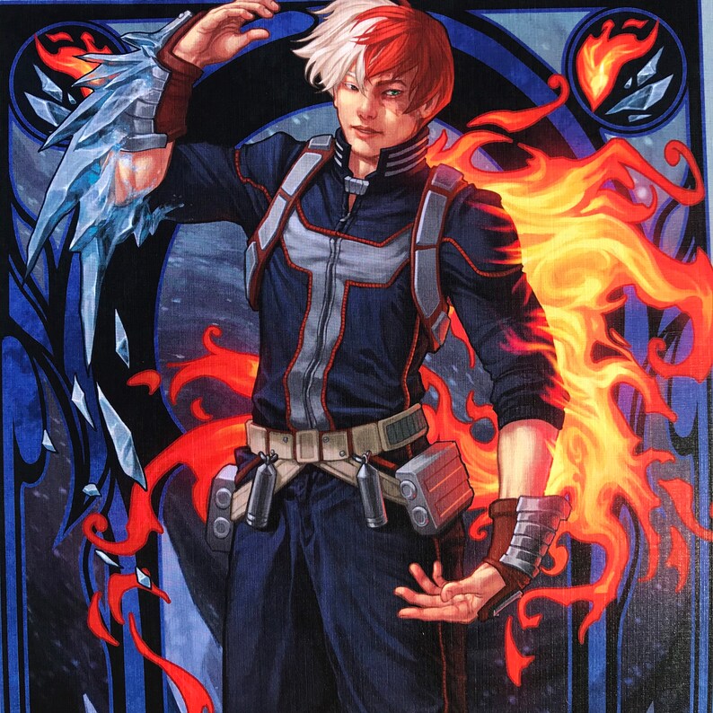 My Hero Academia Todoroki Poster