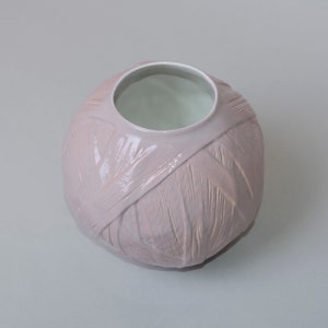 Vase à fleurs en céramique de forme ronde en fil de forme Décoration intérieure Poterie faite à la main image 10