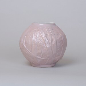 Vase à fleurs en céramique de forme ronde en fil de forme Décoration intérieure Poterie faite à la main image 7