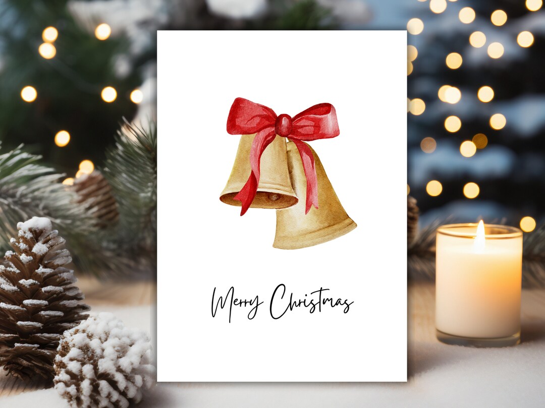 Printable Christmas Card Instant Download Holiday Card - Etsy