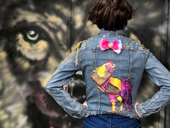 Custom Painted Jackets Etsy Australia