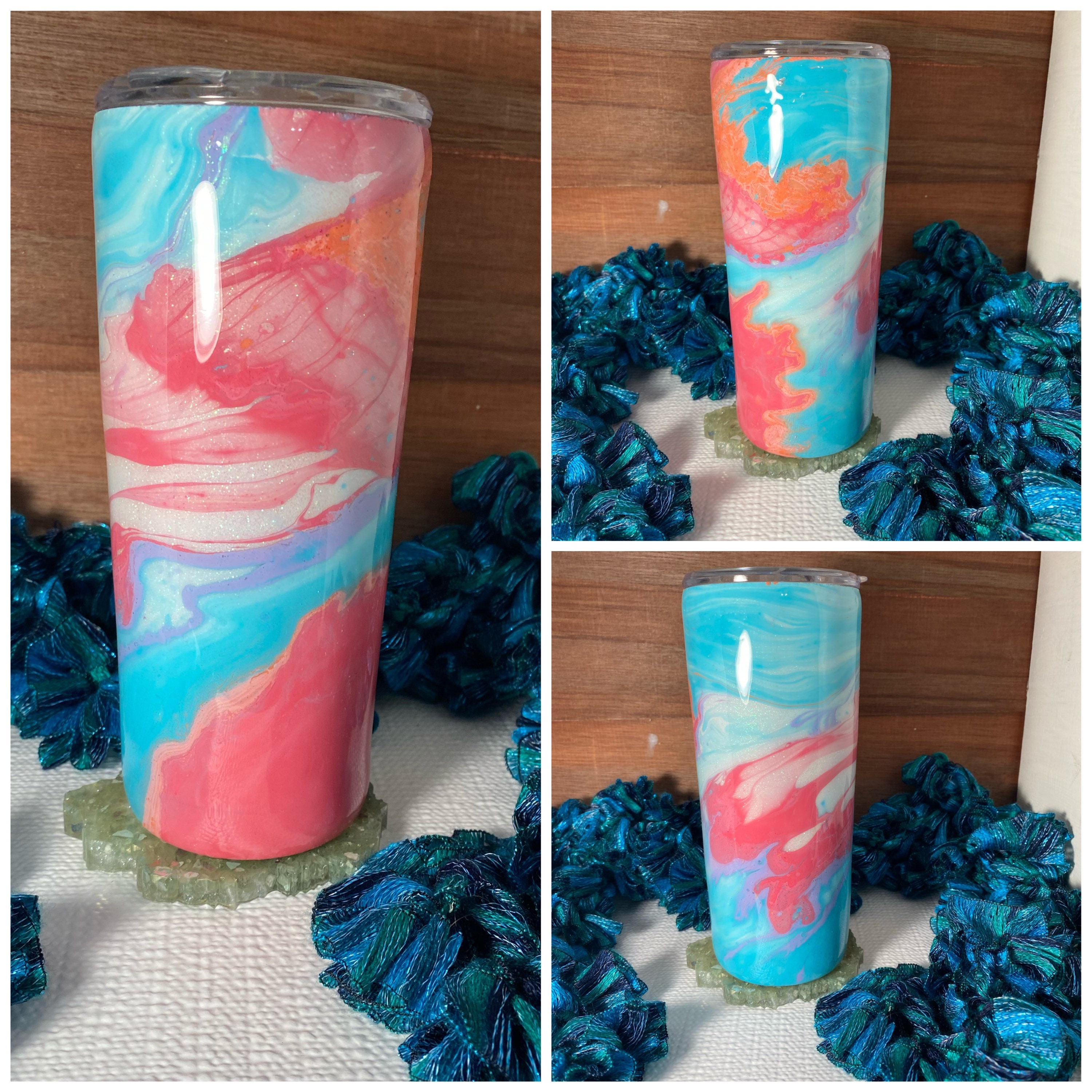 Hydro Dipped Tumbler Etsy