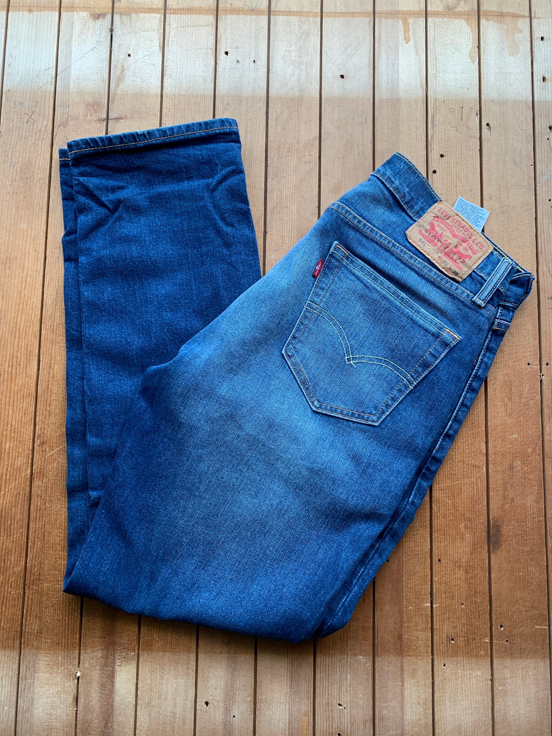 Unisex vintage 541 Levis slim leg 30W 32L denim Levis jeans Etsy
