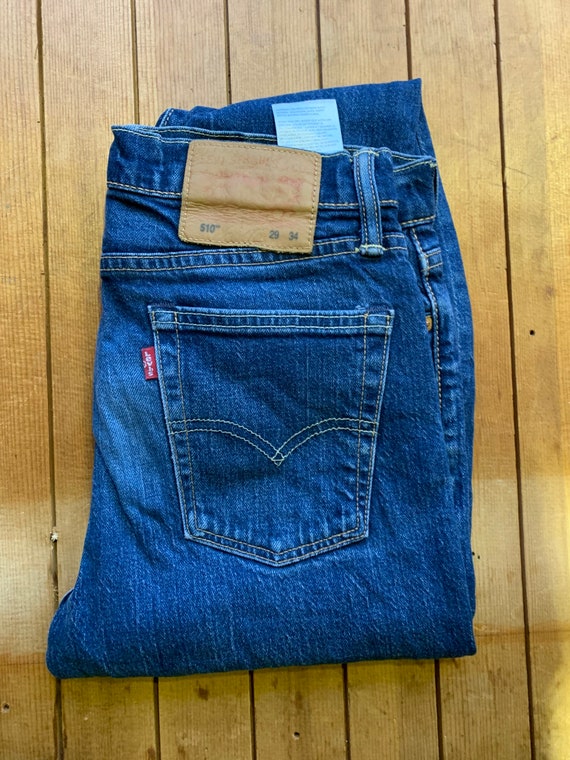Unisex vintage 510 classic Levis 29W 34L denim Lev