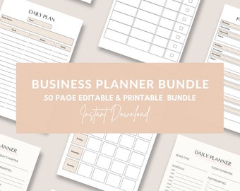 Business Planner Template,Printable,Digital Business Planner,Small Business Planner,Goodnotes Planner,Photography Business,Proposal