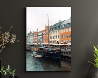 Nyhavn Copenhagen Print,Denmark Print,Copenhagen Wall Art,Denmark Wall Art,Travel Prints,Europe Prints,Travel Wall Art,Scandinavian Print