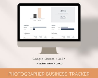 Income and Expense Tracker for Photographers,Income and Expense tracker google sheet