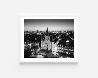 Fotografieafdruk New Orleans: St. Louis Cathedral, Jackson Square