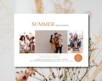 Summer Mini Session Template,Mini Session Template,Photography Mini Session,Photography Marketing Template,Family Mini Session