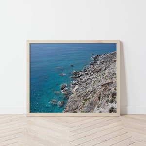 Impresión de Grecia, paisaje de Grecia, impresión de playa de Grecia, Creta, Grecia, arte de pared de Grecia, fotografía de Grecia, regalo de Grecia, impresión de isla griega, arte de pared