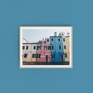 Venice Print,Burano,Italy Poster,Italy Photography Print,Venice Photography,Venice Photography,Colourful Houses
