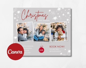 Christmas Mini Session Template,Holiday Mini Session Template,Christmas Mini Template,Holiday Mini Session Template,Canva Template