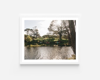 Hobbiton Print,The Shire Print,Lord of the Ring Gift,Hobbiton Art,Lord of the Rings Print