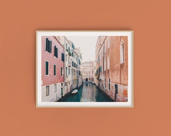 Venedig Druck, Italien Wandkunst, Venedig Poster, Venedig Fotografie Druck, Venedig Kanal, Italien Fotografie Druck, Italien Fotografie Wandkunst