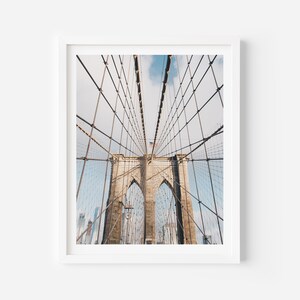 Brooklyn Bridge Print,New York Photography, Brooklyn Bridge Poster,New York Print,New York Poster,New York Landscape,Manhattan,New York Gift
