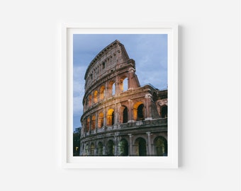 Impresión de Roma, Impresión del Coliseo, Arte mural de Roma, Roma, Italia, Arte mural de Italia, Impresiones de Italia, Regalos de Italia, Impresiones de viajes