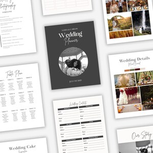 Wedding Planner Printable,Wedding Planner Template,Wedding Itinerary,Wedding planning checklist,Digital Wedding Planner,Wedding Timeline