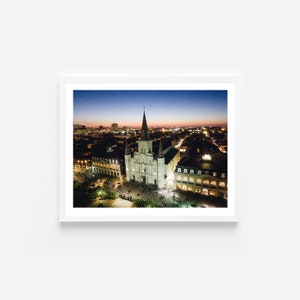 New Orleans Print,New Orleans Photography,Jackson Square New Orleans,St Louis Cathedral New Orleans,French Quarter New Orleans