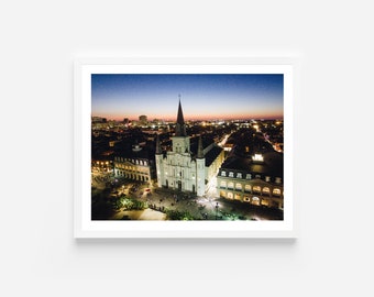 New Orleans Print,New Orleans Photography,Jackson Square New Orleans,St Louis Cathedral New Orleans,French Quarter New Orleans